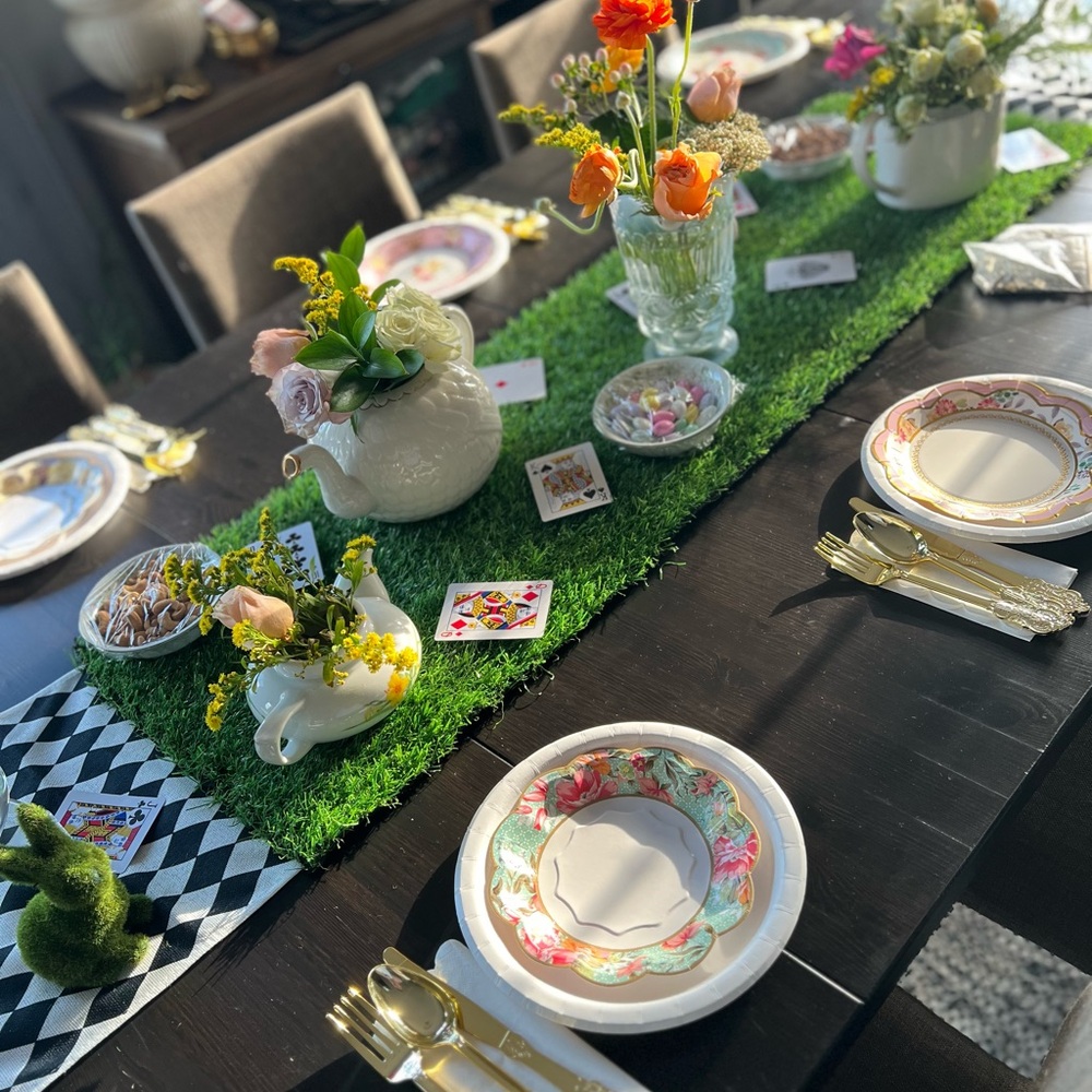 Alice in ONEderland first birthday set